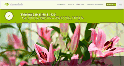 Desktop Screenshot of blumenfisch-floristik.de